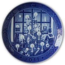 2011 Royal Copenhagen Christmas Plate - Danish Windmill