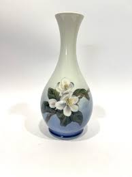 Royal Copenhagen Vintage Porcelain Vase 53/51 - Blue & White ...