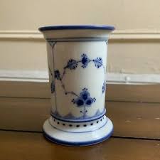 RARE Royal Copenhagen Blue Fluted Cylinder Vase by Anna Smidth UNIQUE 1894-1900 | eBay
