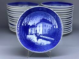 Royal Copenhagen Christmas Porcelain Collection Plates 1970 - 1979 - Etsy