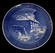 The Royal Copenhagen Denmark Christmas 1976 Vibaek Water Mill plate | eBay