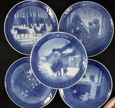 Royal Copenhagen Annual Christmas Plate 5 Collectible Plates 1980-84 GREAT COND | eBay Australia