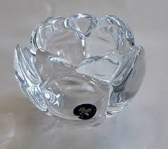VTG ROYAL COPENHAGEN CRYSTAL LOTUS FLOWER VOTIVE TEALIGHT ...
