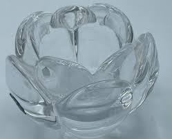 Vintage Royal Copenhagen Lotus Flower Chrystal Tea Light ...