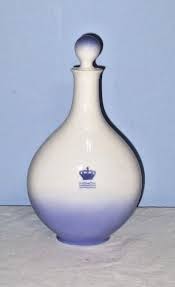 Royal Copenhagen Denmark Blue & White LIQUOR Decanter | eBay
