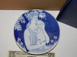 1979 Royal Copenhagen Denmark 6" Mothers Day Plate Wall Hanging, Excellent Cond | eBay