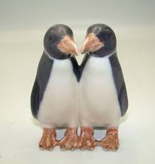 Royal Copenhagen #091 Pair Of Penguins Figurine | eBay