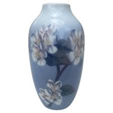 Antique Royal Copenhagen Blue White Porcelain Windmill Vase ...