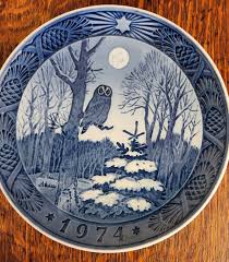 1970 Through 1980 Vintage Porcelain. Royal Copenhagen Collectors Plates, Designed by Kaj Lange, Collectible Plates. - Etsy