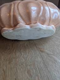 Vintage Petal Scalloped Small Pink Pottery Stoneware Planter ...