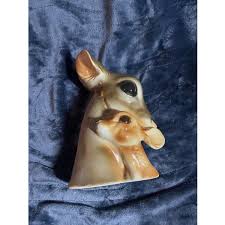 Vintage Royal Copley Ceramic Deer and Fawn Planter/Vase | eBay