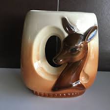 Vintage Royal Copley Mid Centery Deer Double Vase | eBay