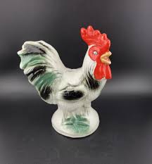 Vintage Rooster Figurine, Rooster Figurine, Farmhouse Kitchen Rooster, Rooster, Vintage Rooster, Farmhouse Rooster, Roosters, Chicken - Etsy UK