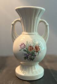 Vintage Americana Bud Vase, with Tulips pattern. | eBay