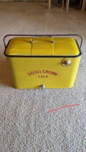 Vintage 1940s Royal Crown Cola Picnic Ice Chest - antiques ...