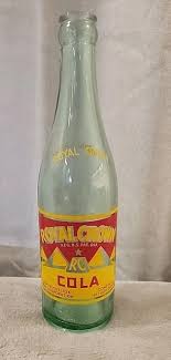 VINTAGE ROYAL CROWN COLA Bottle 1936 Pyramids 12oz Cleveland OH Bright Graphics $25.99 - PicClick CA