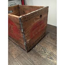 Vintage Collectible Wood Milk Crates - Set of 5 - AptDeco