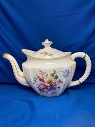 ROYAL CROWN DERBY "DERBY POSIES" SERVING SET LIDDED TEAPOT ...