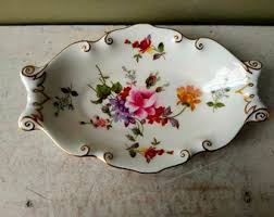 Charming Royal Crown Derby China Trinket Dish With Derby ...
