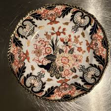 Royal Crown Derby KINGS 383 GADROONED EDGE PLATES c.1886 ...
