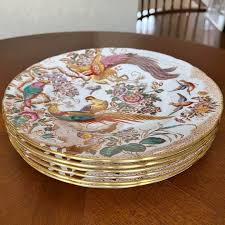 Royal Crown Derby Old Avis Dinner Plates, 6 Count : Amazon.sg