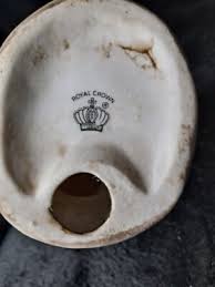 Japanese Figurine Old Lady With Vegetable Basket Royal Crown Vintage | eBay