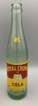 Vintage 1950's Royal Crown RC Cola 10oz Green Glass Bottle Nehi Corp | eBay