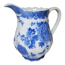 Vintage Royal Crownford Creamer Small Pitcher 4" Ironstone England Blue White | eBay