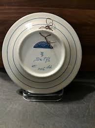 Delft Porceleyne Fles Plate 5 1/2" Hand Painted Tree ...