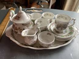 Royal Doulton Brambley Hedge Tea Set Serving Tray Creamer ...