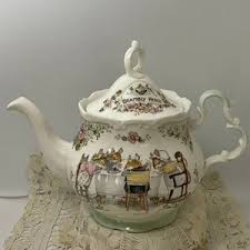 Brambly Hedge Teapot, Jill Barkin, Rare Brambly Hedge Royal ...