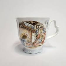 Royal Doulton Brambly Hedge Winter Beaker Mug Tea Cup Blue w ...