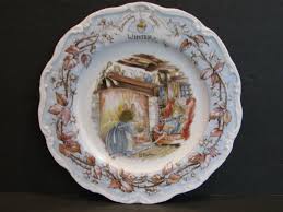 Royal Doulton BRAMBLY HEDGE Winter Plate SEASONS Series BY ...