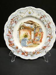 Vintage Royal Doulton Bone China Bunnykins - Winter - Plate ...
