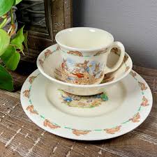 3-piece Royal Doulton BUNNYKINS Plate * Cereal Bowl * Cup ...