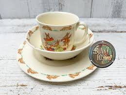 Vintage Royal Doulton Bunnykins Child Dinnerware Set ...