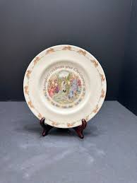Royal Doulton Bunnykins Christening Plate 1991 - Etsy