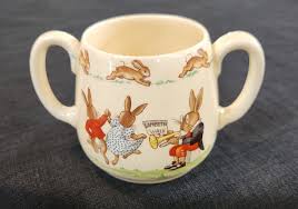 Bunnykins Child's Mug - Double Handle - Double Stamp - BARBARA VERNON - Etsy