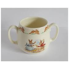 Royal Doulton Bunnykins Two Handled Mug. For Sale at Ruby Lane