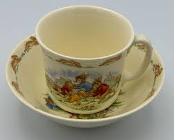 Bunnykins Bowl- Mug Camping Royal Doulton English Fine Bone ...