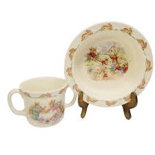 Vtg Bunnykins Bunny Rabbit Doulton On The Playground Seesaw ...