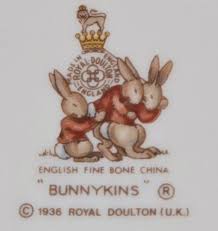 Vintage Royal Doulton Bunnykins Nursery Set: Bowl & Mug ...