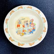 Vintage Royal Doulton Bunnykins Fine Bone China Children's Porridge Bowl England | eBay