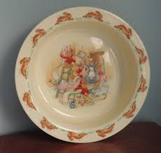 Vintage Royal Doulton Bunnykins Bowl, Hanging Wallpaper, Made in England, Childs Bowl, Collectible Royal Doulton, Cute Bunnies - Etsy