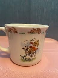 Bunnykins Albion Shape Royal Doulton Cup Mug Playing Cowboys ...