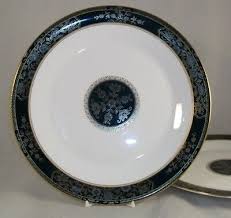 Royal Doulton Carlyle Group of 2 Dinner Plates Floral Design ...