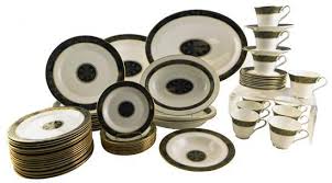 Lot - Royal Doulton dinnerware, "Carlyle" pattern, dark ...