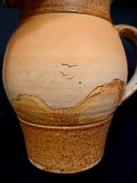 Large Art Studio Pottery Vase / Pitcher - Signed Art Pottery ...