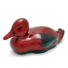Small Duck Resting – Royal Doulton Flambe – Seaway China ...