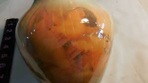 8.5" Hand Painted Antique Vase/Children SM. CHIP ON LIP ...